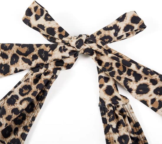 Baddräkt med leopardmönster - Damkläder - Bikini