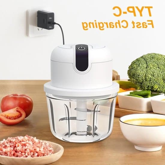 Langaton minisilppuri, USB-liitäntä, 350 ml tilavuus