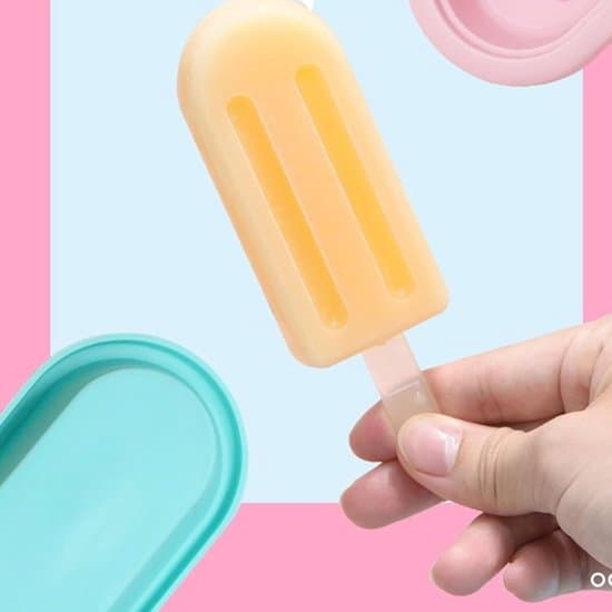 4 Stykker Silikone Ispindeform - Genanvendelig Ispindemaskine med Pinde til Sunde Sommertreats