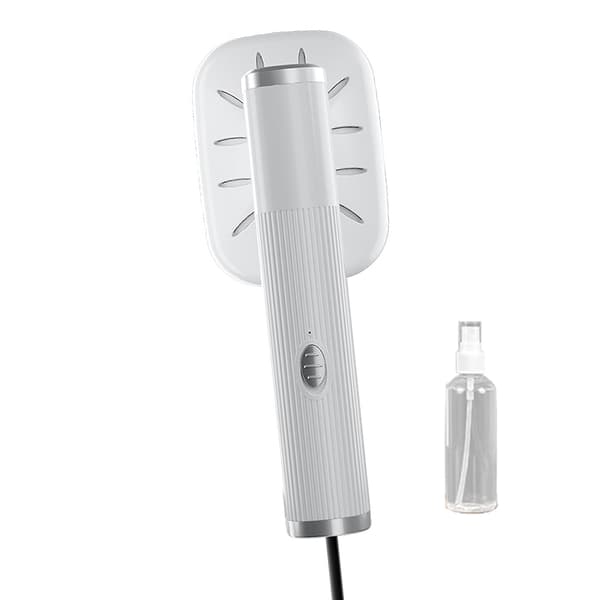 Strygejern, 32 watt, damp, USB-interface, bærbart, hvidt