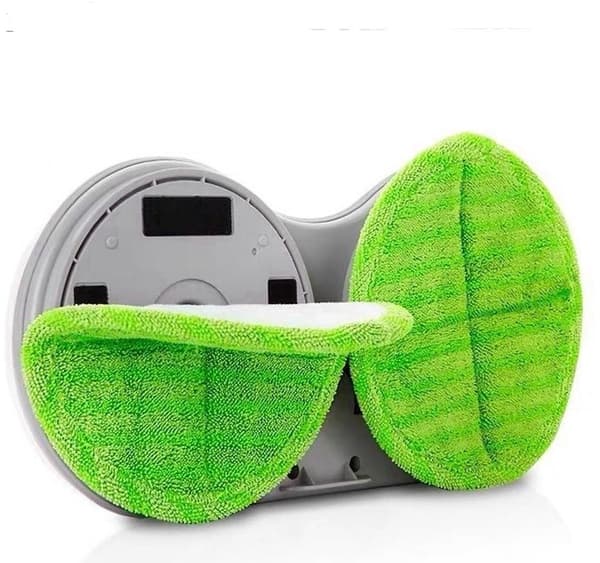 6-pack BOBOT Narwal Elektriska Moppdukar, 16cm Runda