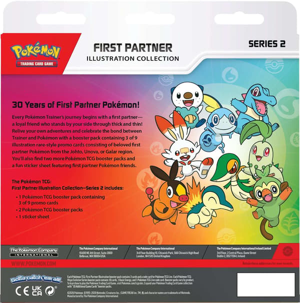 Pokémon - TCG: First Partner Illustration Collections: Sarja 2