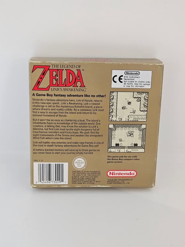 Zelda Link’s Awakening Komplet - Gameboy