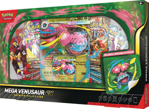 Pokemon Mega Venusaur Ex Premium -kokoelma