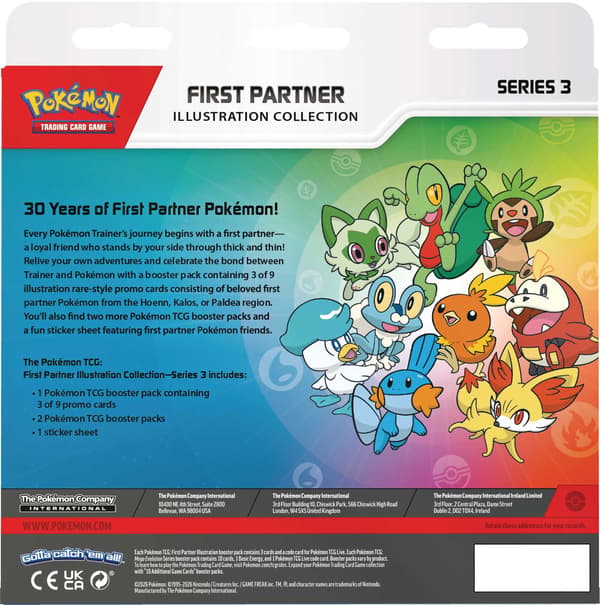 Pokémon - TCG: First Partner Illustration Collections: Sarja 3