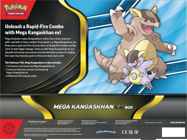 Pokemon Mega Kangaskhan ex -laatikko