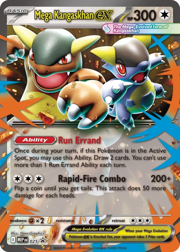 Pokemon Mega Kangaskhan ex -laatikko