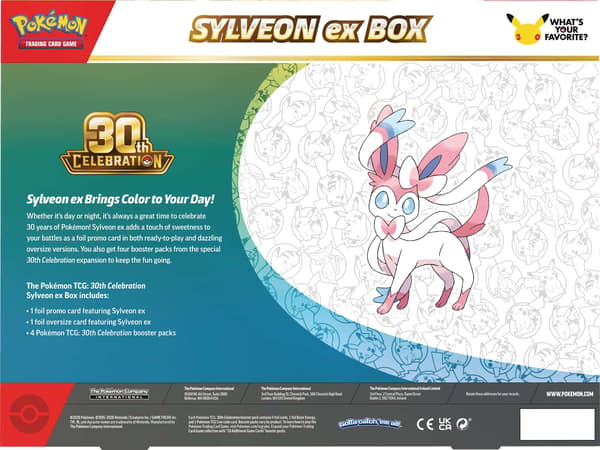 Pokemon Celebration 30th EX Box Sylveon - TCG