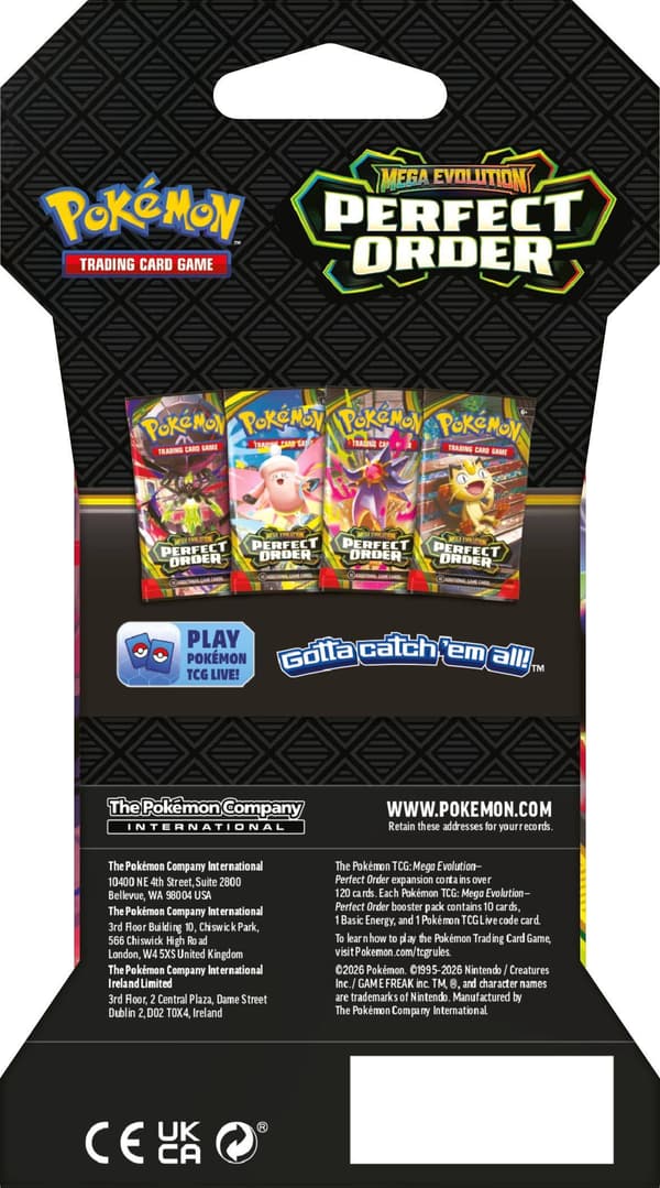 Pokemon Perfect Order sleeved Booster - Mega Evolution 3 (1 stk)