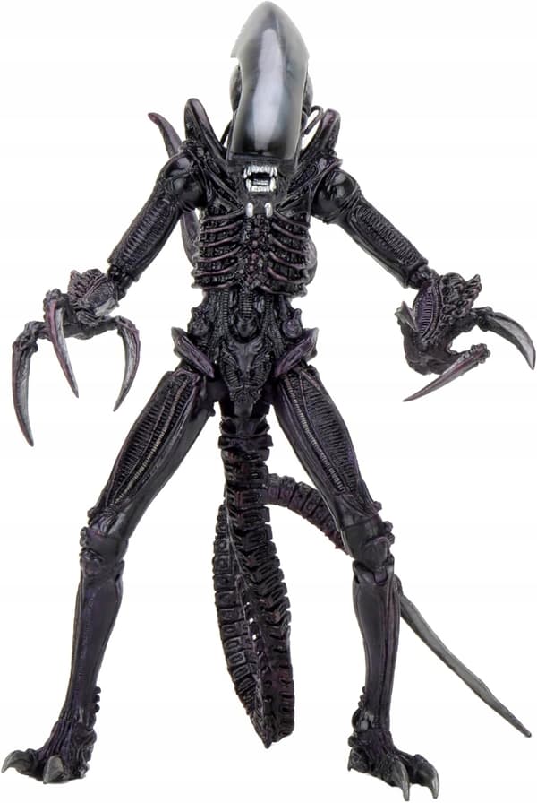 ALIEN VS PREDATOR GREY ACTION FIGURE, 18 CM, WITH PRINT