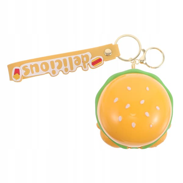 COLOURFUL KEYRING THAT TRANSFORMS A HAMBURGER INTO A CRAB – PERFECT AS A GIFT