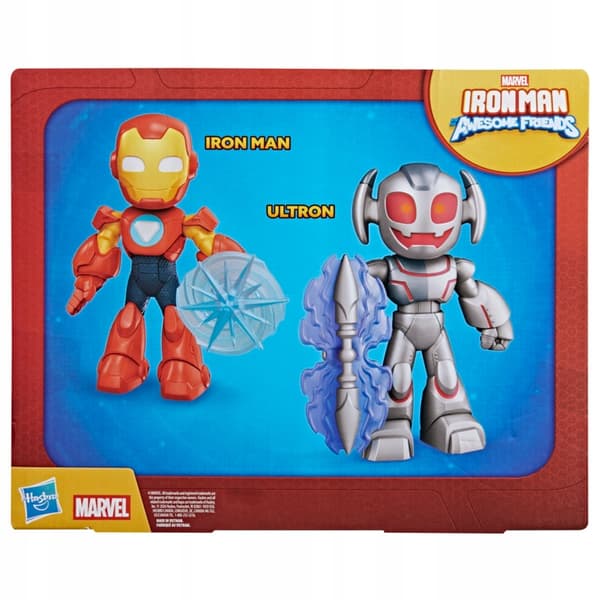 Marvel Iron Man Awesome Friends Iron Man and Ultron 2-pack figures by Hasbro