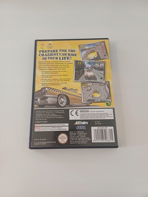 CRAZY TAXI Nintendo GameCube (boxed)