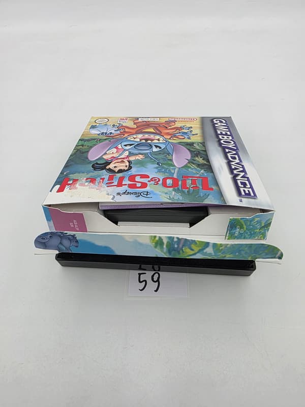 GAME BOY ADVANCE LILO & STITCH ORIGINAL CARDBOARD BOX