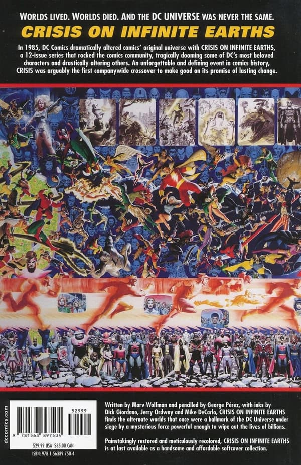 Crisis on Infinite Earths by Marv Wolfman