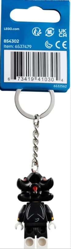 LEGO Keyring 854302 – SHADOW THE HEDGEHOG – Sonic – NEW