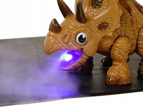 Steam-breathing dinosaur, 18 cm, grey T-rex