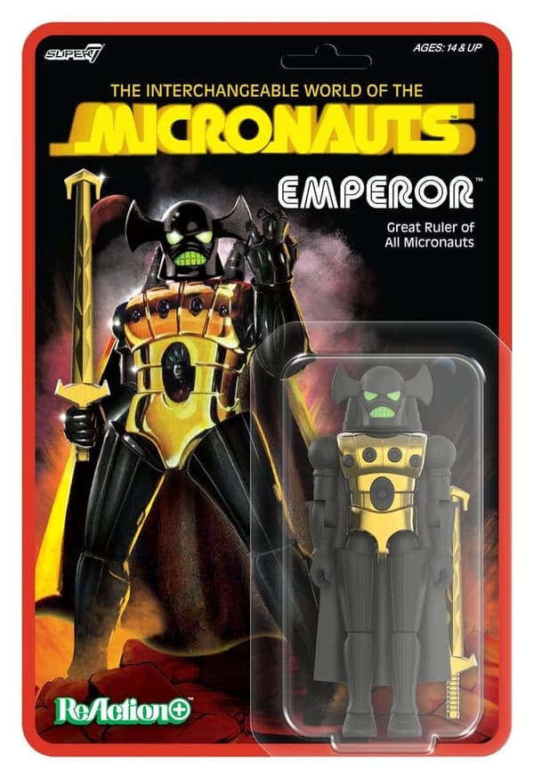 Micronauts ReAction+ Wave 03 Emperor – 10 cm action figure