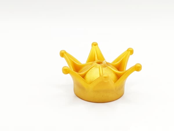 Duplo Lego brick – golden crown