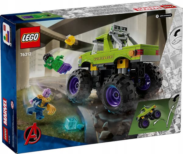 LEGO MARVEL 76312 Hulk vs Thanos Monster Truck
