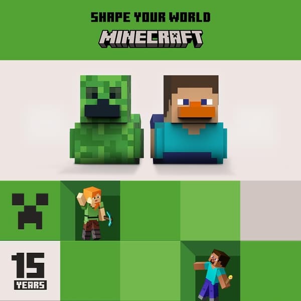 Tubbz Duck Figurine – First Edition Creeper – Official Minecraft
