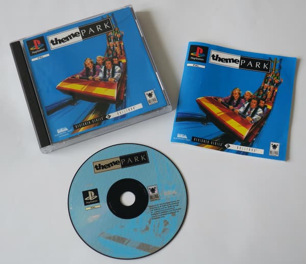 PS1 GAME: THEME PARK FOR PLAYSTATION 1 (PSX)