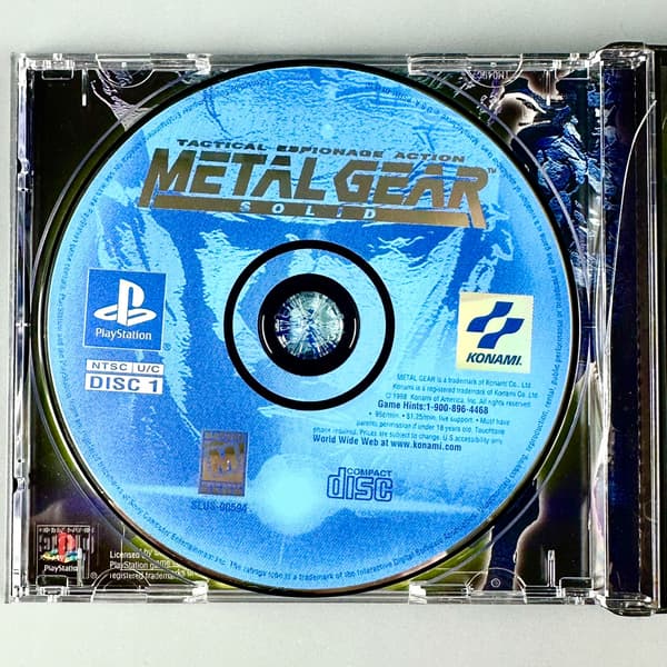 Metal Gear Solid | PS1 | PSX | PLAYSTATION 1 | BIG BOX EDITION