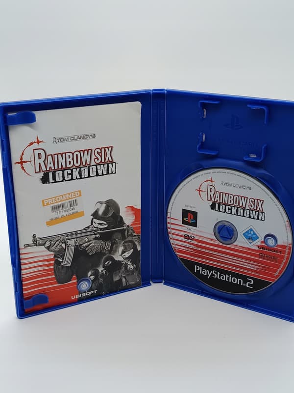 TOM CLANCY'S RAINBOW SIX LOCKDOWN game for Sony PlayStation 2 (PS2)
