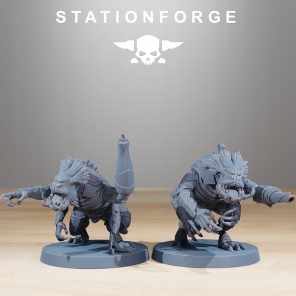 Xenarid Infantry x10 – Station Forge – 3D print
