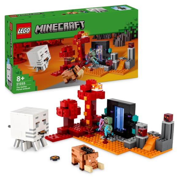 LEGO Minecraft 21255 Ambush at the Nether Portal