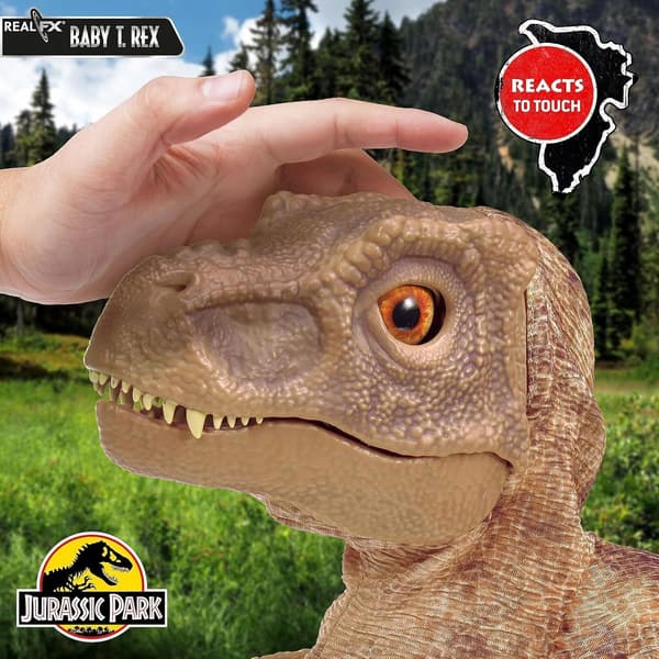 T. Rex dinosaur figurine, Jurassic Park Real FX, children’s toy