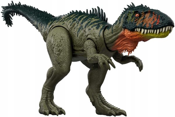 MATTEL Jurassic World Gigantic Thrashers Tyrannotitian Figure