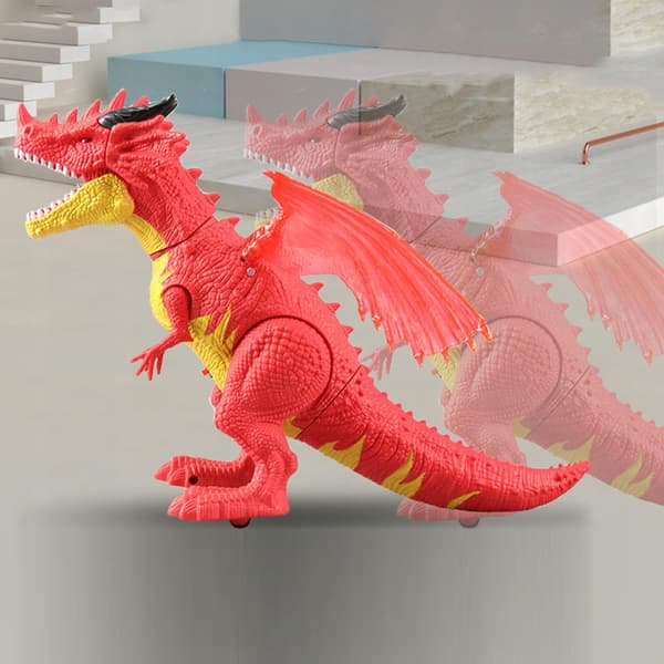 Electronic Simulation Dinosaur Prehistoric Animal Educational Toy Red