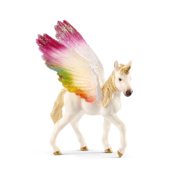 Schleich Winged Rainbow Unicorn Foal 70577