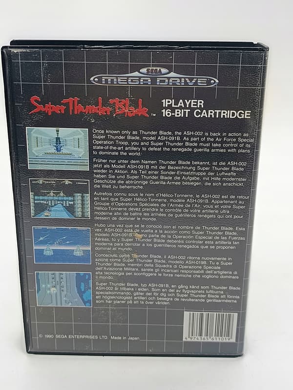 Super Thunder Black – Sega Mega Drive, boxed