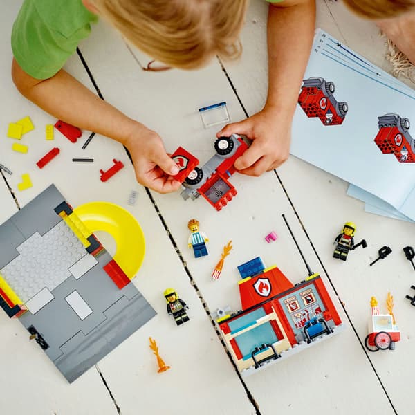 LEGO City 60375 Fire Station and Fire Engine