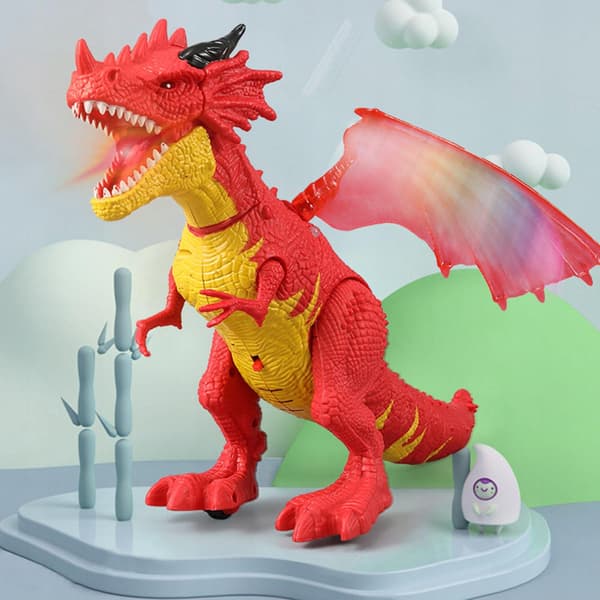 Electronic Simulation Dinosaur Prehistoric Animal Educational Toy Red