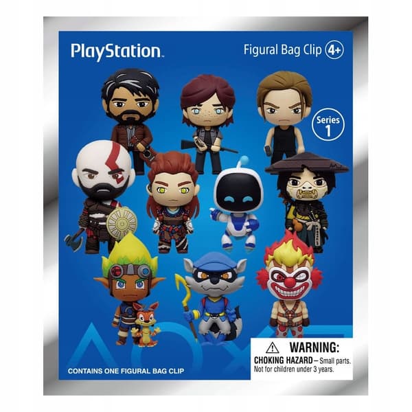 Gacha PlayStation 3D Foam Bag Clips Series 1
