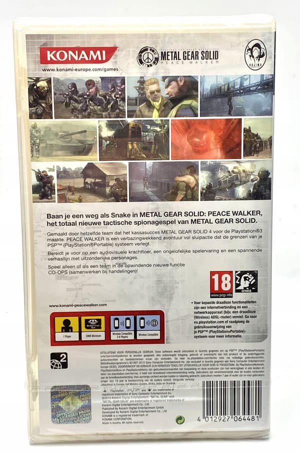 METAL GEAR SOLID: PEACE WALKER | NEW | SEALED | PSP | MGS | KONAMI