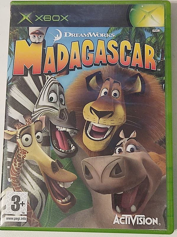 XBOX MADAGASCAR X-BOX CLASSIC GAME
