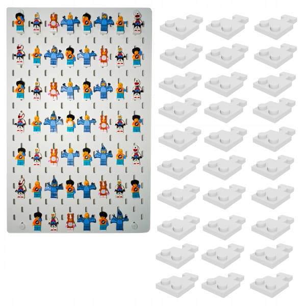 IKEA SKADIS STAND FOR 30 LEGO MINI FIGURES – WHITE