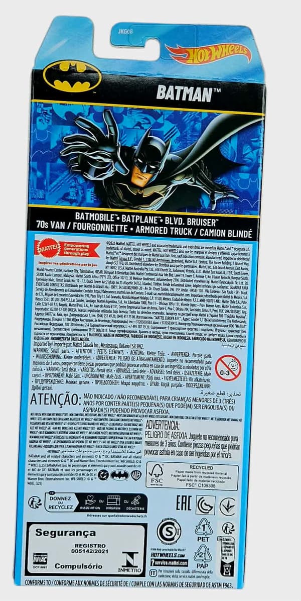 HOT WHEELS Motor Show 5-Pack featuring BATMAN