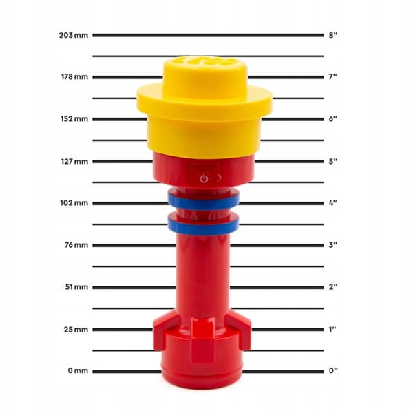 LEGO CLASSIC FL4 RED LED HAND-HELD TORCH