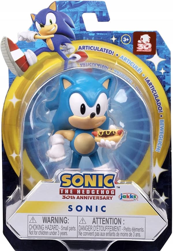 SEGA JAKKS PACIFIC SONIC GO FIGURINE, 6 CM
