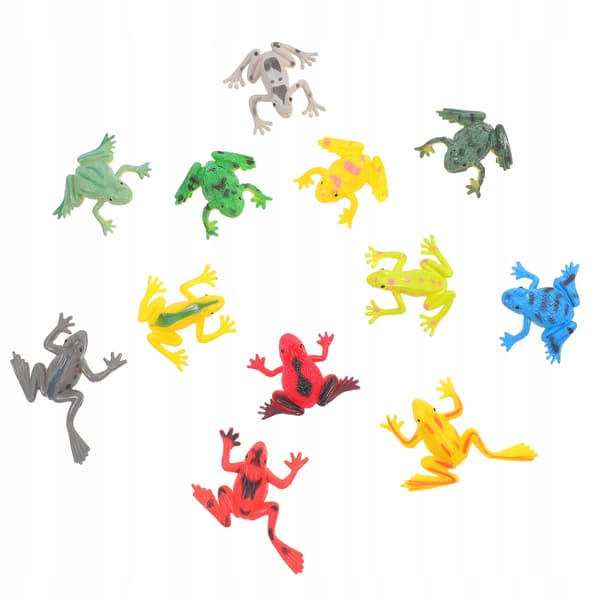 36 SMALL, REALISTIC FROG-SHAPED TOYS FOR IMAGINATIVE PLAY