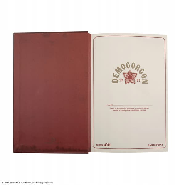 Demogoron Hardback Notebook, Stranger Things