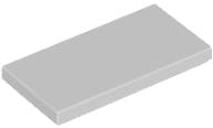 LEGO Brick 87079 Pavement Tile, Smooth 2x4, Light Grey LBG, 50 pcs.