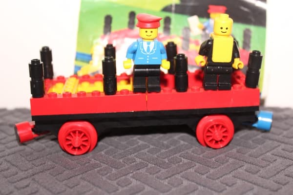 LEGO CITY TOWN TRAIN 166 INSTRUCTION SET with Flat Wagon instructions