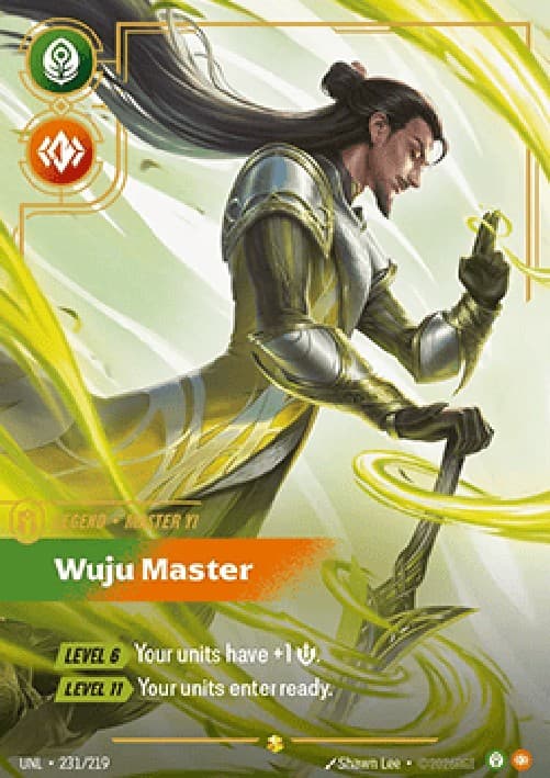 Riftbound UNL Master Yi, Wuju Master
