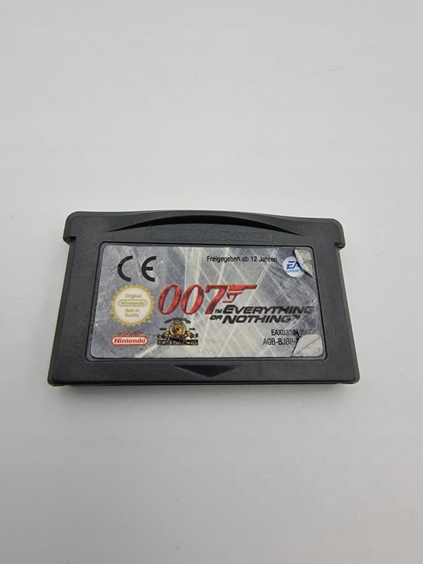 GAME BOY ADVANCE 007 EVERYTHING OR NOTHING ORIGINAL
